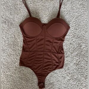 ReoRia Chocolate Brown Bodysuit